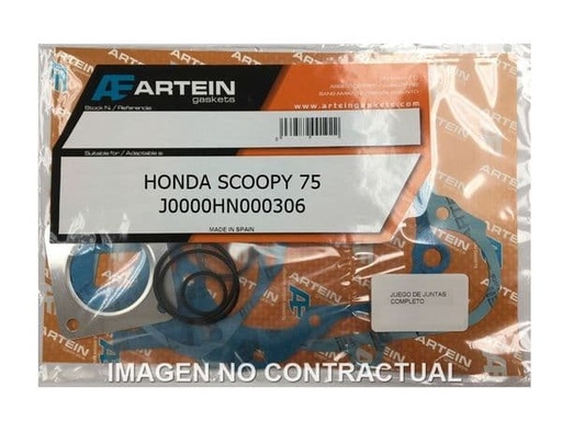 [E140074 - J0000HN000306.] Kit juntas cilindro - motor - transmisión Honda Scoopy 75