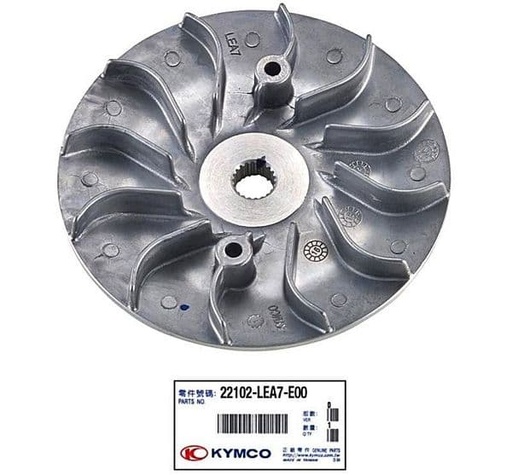 [22102-LEA7-E00.] Polea fija ventilador variador Kymco Superdink 300 (2009-2016) - Kawasaki J 300