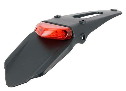 [PAM5413.] Guardabarros enduro porta matrículas trasero - piloto led